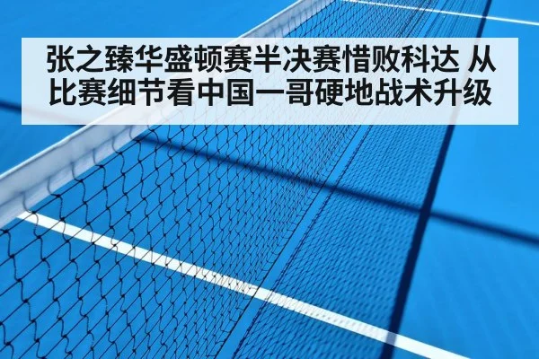 张之臻华盛顿赛半决赛惜败科达 从比赛细节看中国一哥硬地战术升级
